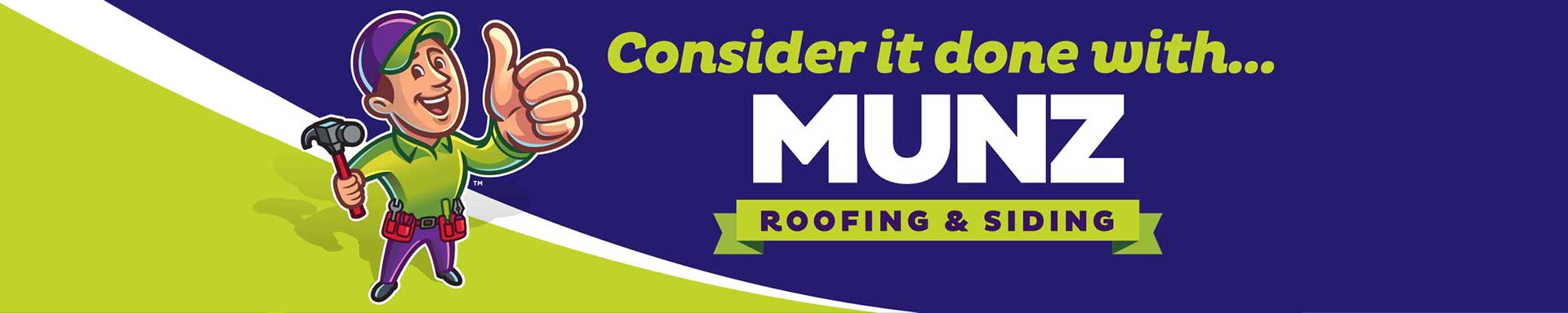 Munz Roofing Web Billboard Wide